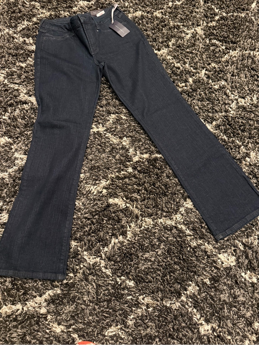 NYDJ Dark Indigo Bootcut Jeans with elastic waist - new with tags